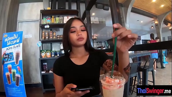 POV style sex scene with a real amateur asian couple