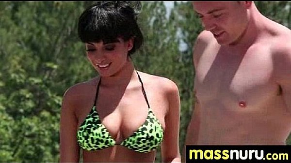 Sweetie gives a hot slippery nuru massage 13