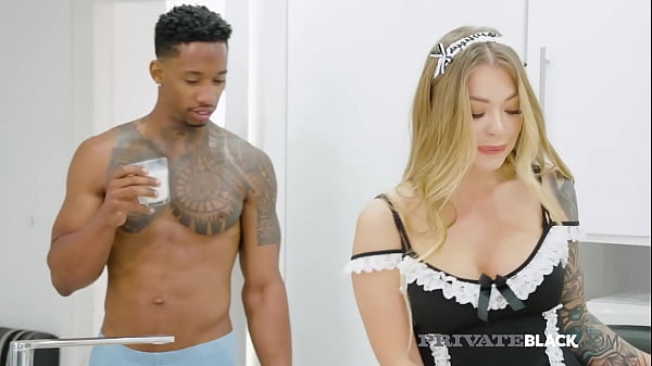 Cleaning lady gets a massive tool from her boss! Beautiful Misha Maver has her sweet pussy and tight asshole drilled by a huge black cock and gets that milk! Full Flick & 1000s More at Private.com!  