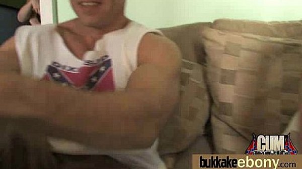 Ebony Babe Sucks Group Of White Guys 21