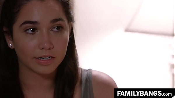 Rude Stepdad Plumbs his Sensual Stepdaughter's Hairy Bush Alone in Home ⭐ FamilyBangs.com