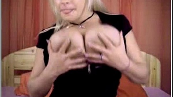 busty blonde webcam girl