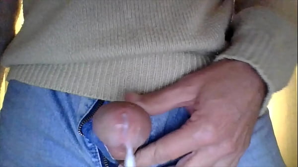 Two short stroke sessions ending in big cum shots