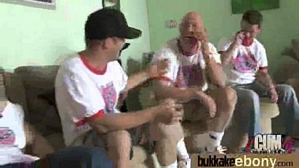 DP with german ebony bukkake t.