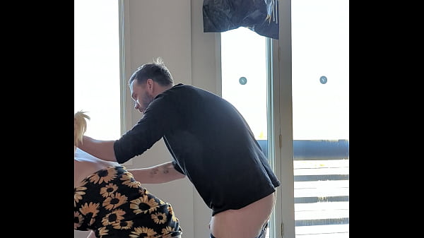 Big White Cock fucks blonde doggystyle and leaves her with a creampie! 