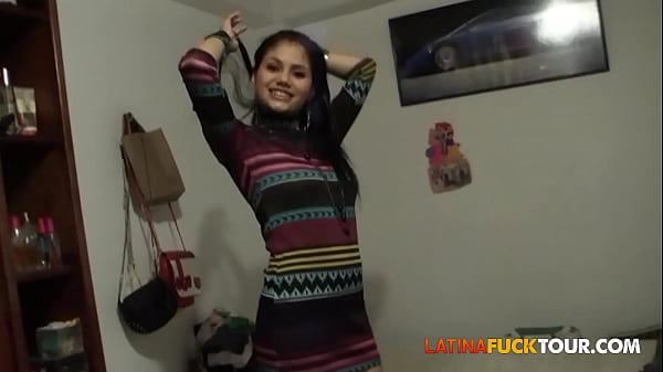 Tight latina teen pussy stretched by massive dick 