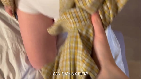 Stepmom asks me not to tell dad something in exchange for her pussy