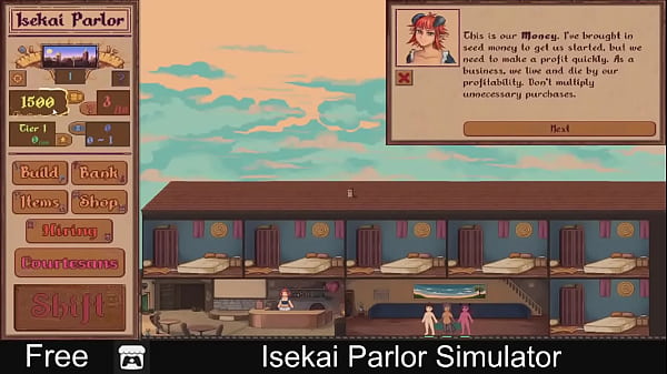 Isekai Parlor Simulator (free game itchio)  Management, Simulation  