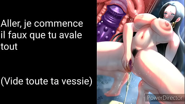 Joi avec Boa Hancock jeux de piss jeux anal