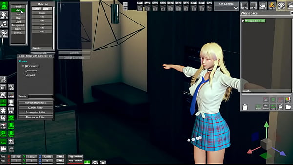 using the editor for the creations  
