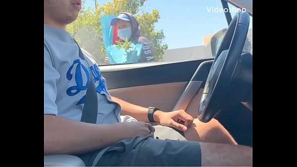 Falling for lady with roses