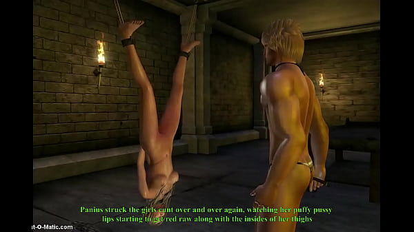 Candy is punished by Panius a guard in Varn