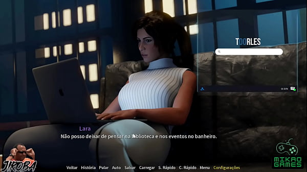 Jogo parodia de Lara Croft ep 4 - De frente para o Diabo Pirocudo e Dar o Cuzinho ou Correr!!!