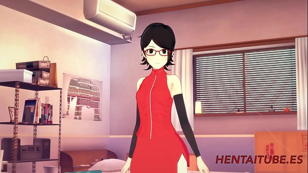 Hentai - Sarada Handjob & Suck to Naruto's Dick