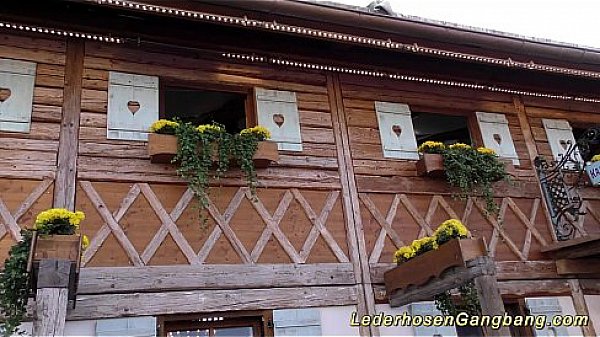 teens first lederhosen ganbang orgy