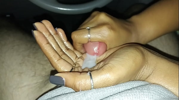 Ebony Interracial Handjob 