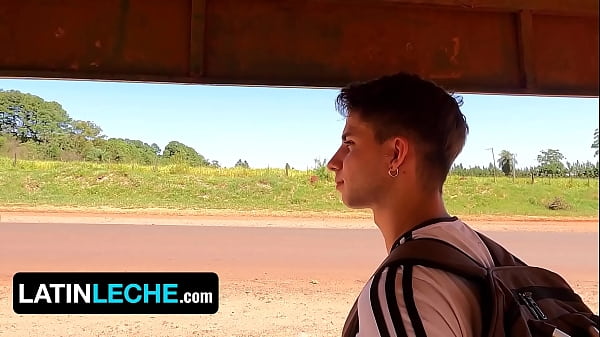 Thirsty Latino Hitchhiker Can't Wait And Grabs Stranger's Cock Immediately When He Gets In His Car  