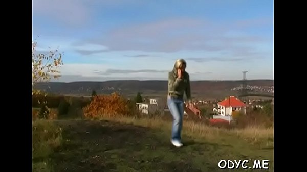 Captivating blonde Jana and big dong