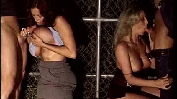 2 horny hotties blowing cocks