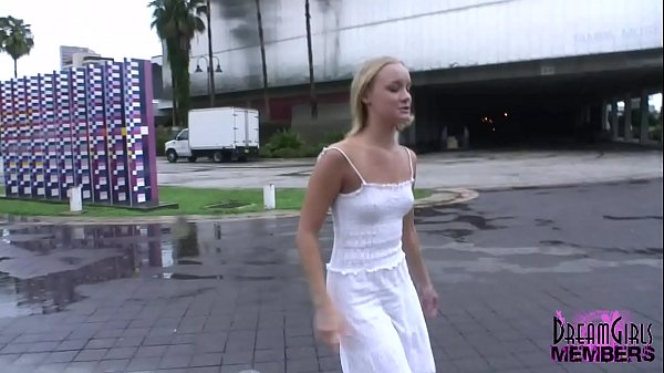 Wild Blonde Runs Through Downtown Totally Nude  