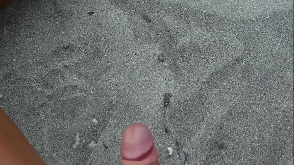 Big load at the beach