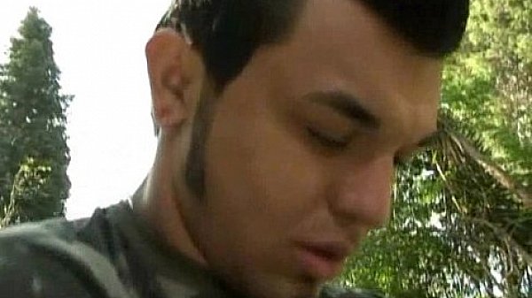 Military Muscled Gays Likes Outdoor Dick To Anal Sex