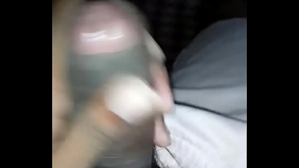 Jerking the juicy thing off  