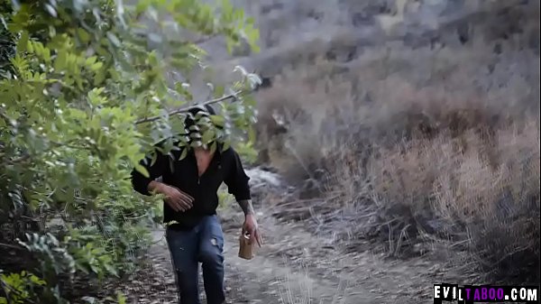 Creepy voyeur Domenic Kane spies on Zoey Foxx as she sucks and fucks a huge black cock! 