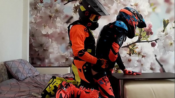 gay motocross jerk-off after sex