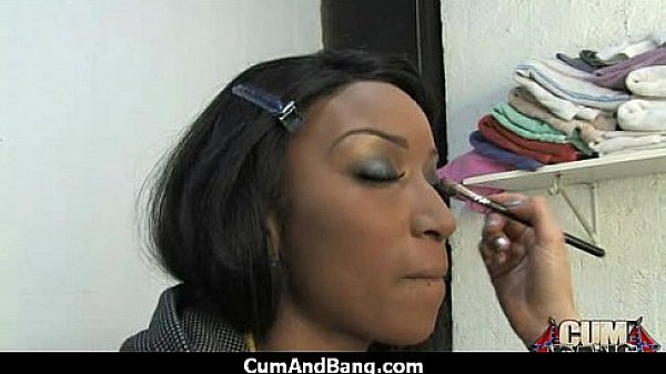 Hot ebony Services White Men Group 9