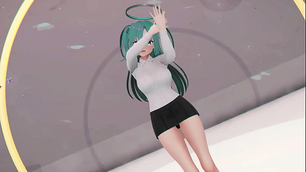 Blue Archive Yuuka Hentai Undress Dance Teddy Bear Playboy Girl Mmd 3D Clear Blue Hair (CLIP)