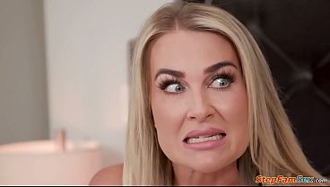 Its your job to keep your busty stepmom happy.Cougar Andi Avalon needs to get fucked and sucks off her stepsons cock.The milf is banged and squirts  