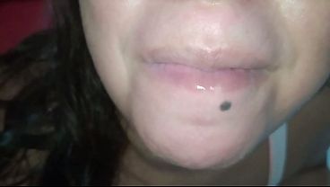 I discover a woman masturbating in the Airbnb and she ends up swallowing my cum