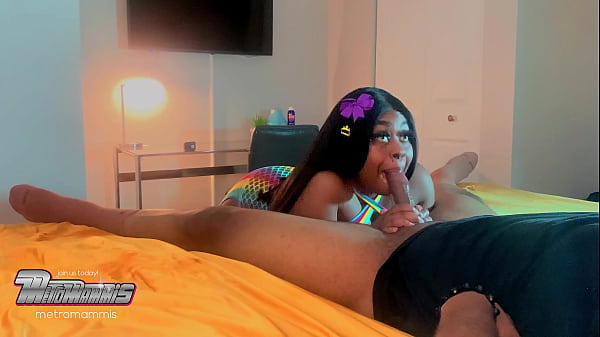 BEAUTY GETS SLOPPY AND SNATCHES SOULS WITH WET BLOWJOB