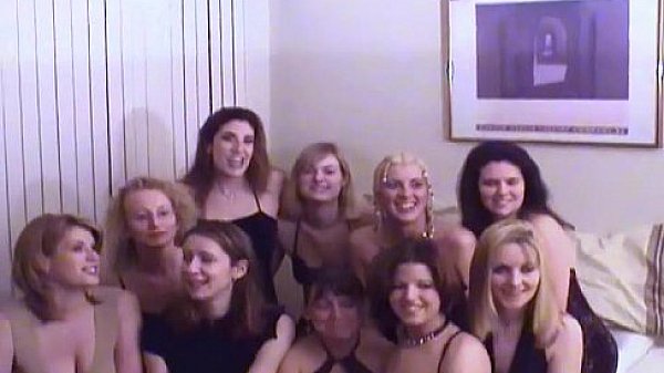 huge lesbian orgy