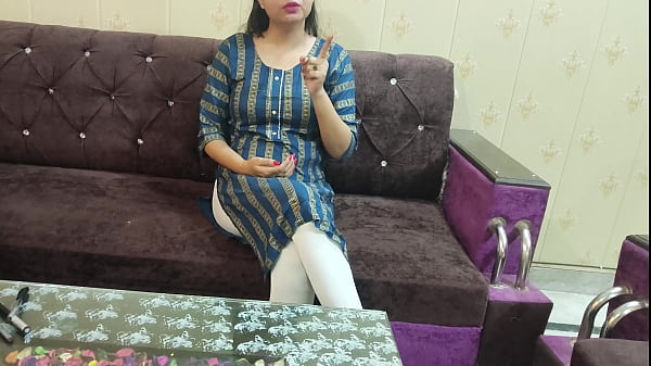 Desi Indian step mom sex with her step son in hindi voice