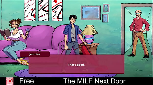 The MILF Next Door (free game itchio) Puzzle, Adult, DRM Free, Erotic, freeuse, Management, NSFW  
