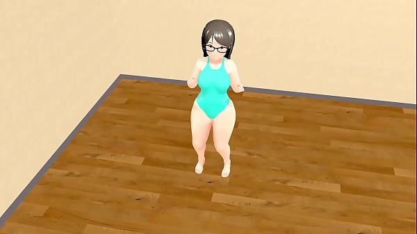 きょう　ぽっちゃりメガネ女子のエ〇すぎるダンス【シャッフルダンス】