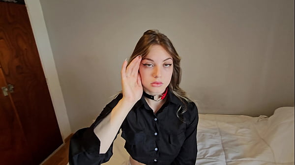 My stepbrother getting hot to see me under the skirt.