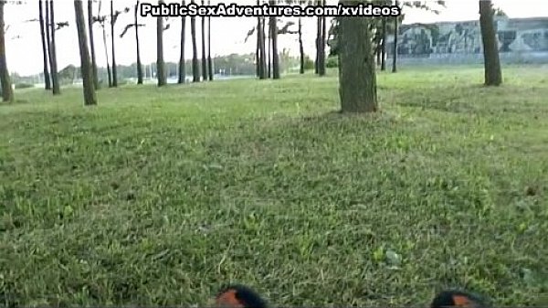 Public nudity and risky outdoor fuck