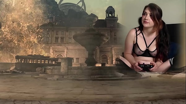 Lovense Connected Gaming! Sexy Bimbo Plays Bayonetta! Episode 5