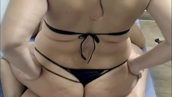 Chubby and hungry ass wife moaning riding thick cock until epic orgasms  