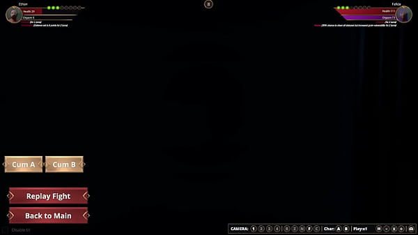 Ethan and Felicia have a sex battle  