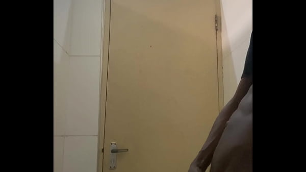 BBC cumming in public washroom 