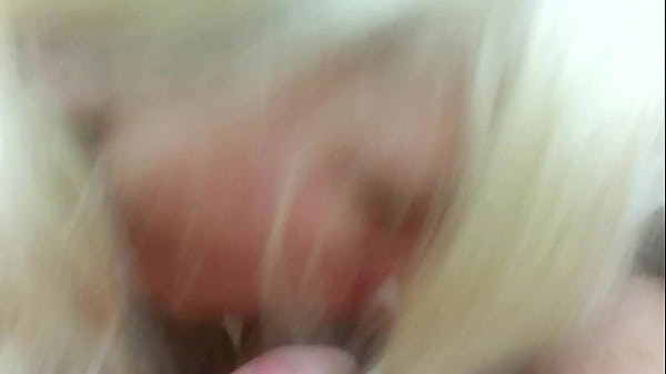 best bathroom blowjob by blonde MILF