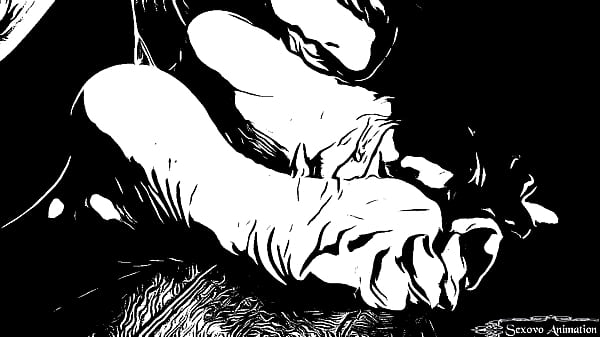 animation lesbian girl licking big feet of amazon woman