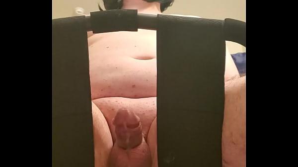 SometimeNiki rides dildo in just wig and sissygasms  