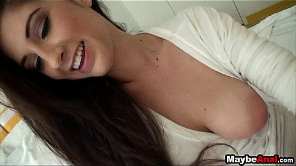 Super hot brunette teens first anal fuck Karina White 2