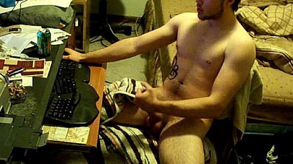 After shower jerkoff.