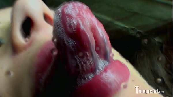 Pixies Opens Her Mouth For Spit Bubbles  